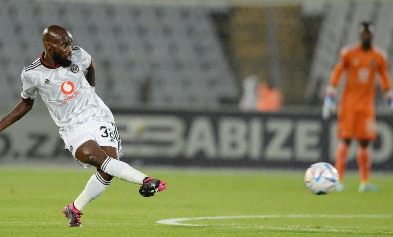 Orlando Pirates midfielder Makhehlene Makhaula in action in the DStv Premiership