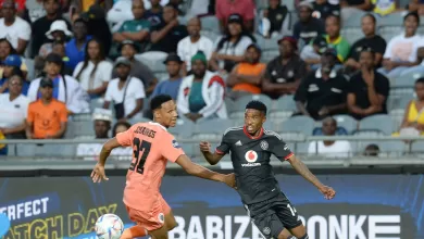 Monnapule Saleng during Pirates' 1-0 win over SuperSport