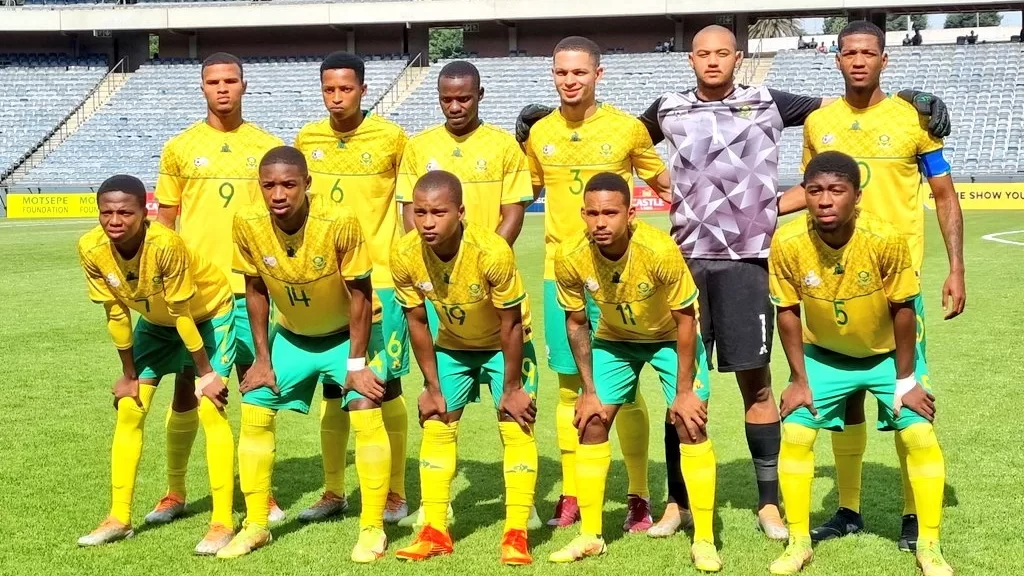 David Notoane’s SA U23 players. 