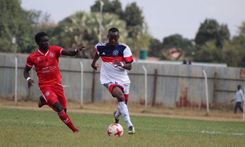 Justin Shonga in action for Nkwazi in Zambia