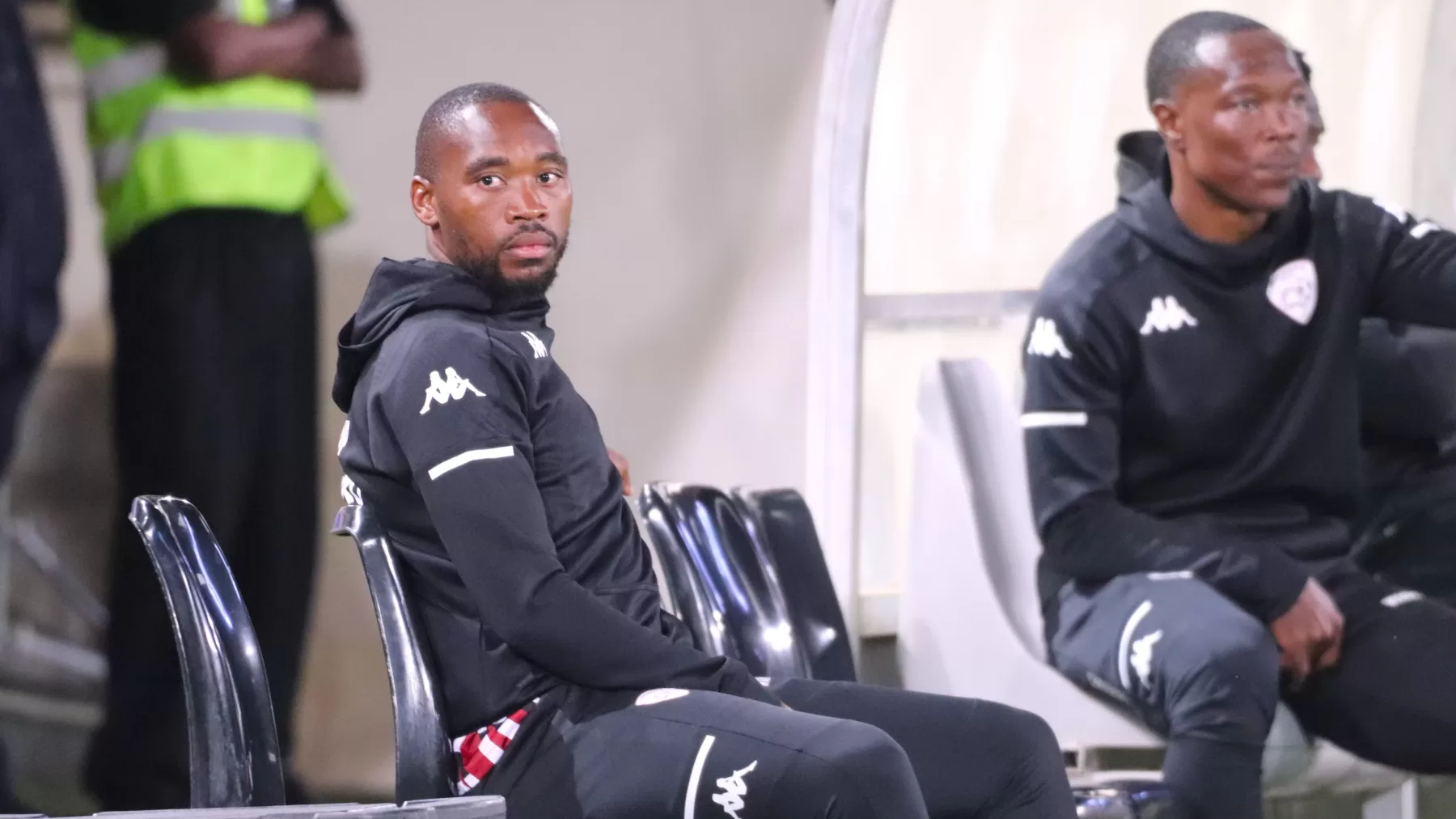 Sibusiso Vilakazi in the Sekhukhune United bench