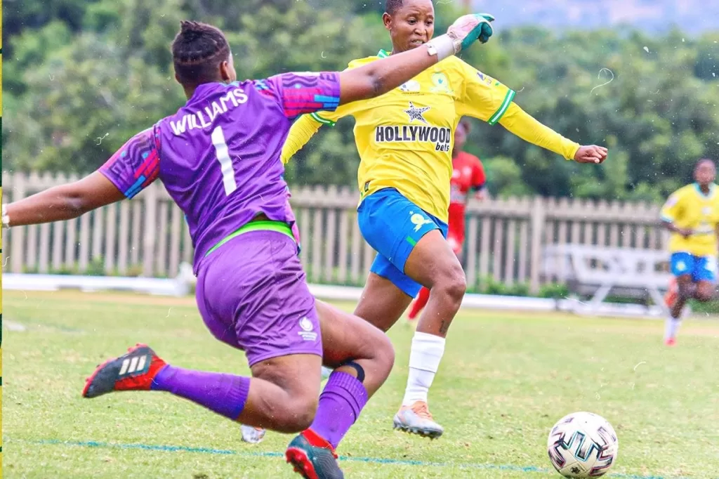 Hollywoodbets Super League encounter between Sundowns Ladies vs TUT Ladies 