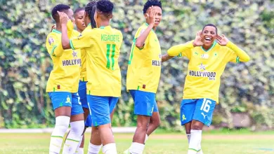 Sundowns Ladies in action in the Hollywoodbets Super League