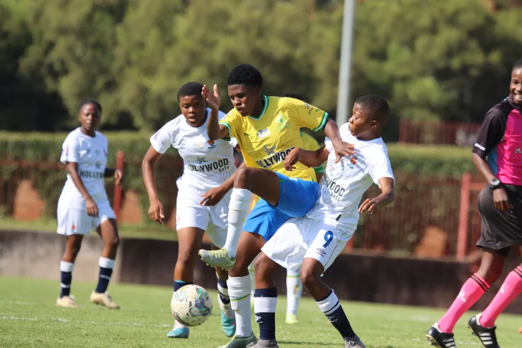 Hollywoodbets Super League game between Sundowns and AmaTuks