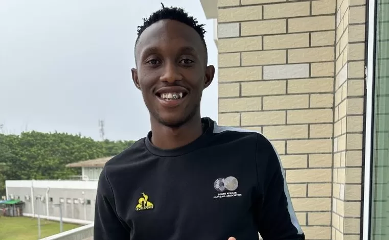 Thapelo Maseko in the SA under-23 camp