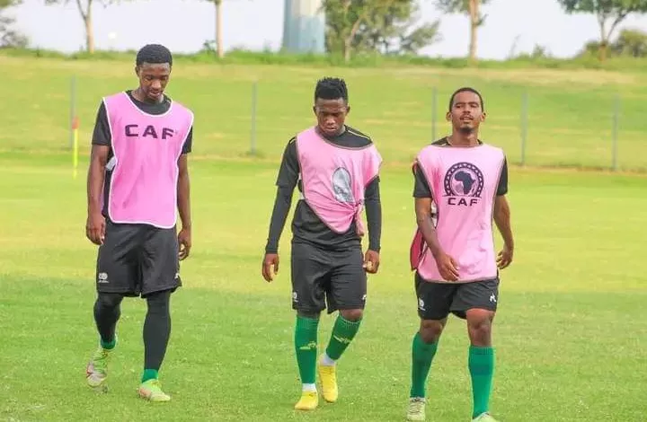 South Africa Under 23 trio training