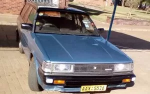 The famous wagon of dreams - a 1987 Toyota Cressida that the late Cuthbert Chiromo used to transport school team players in