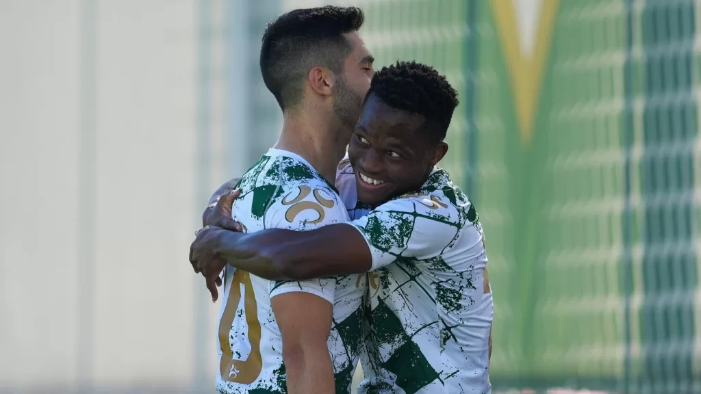 Kobamelo Kodisang adds to his goal tally in Portugal. 