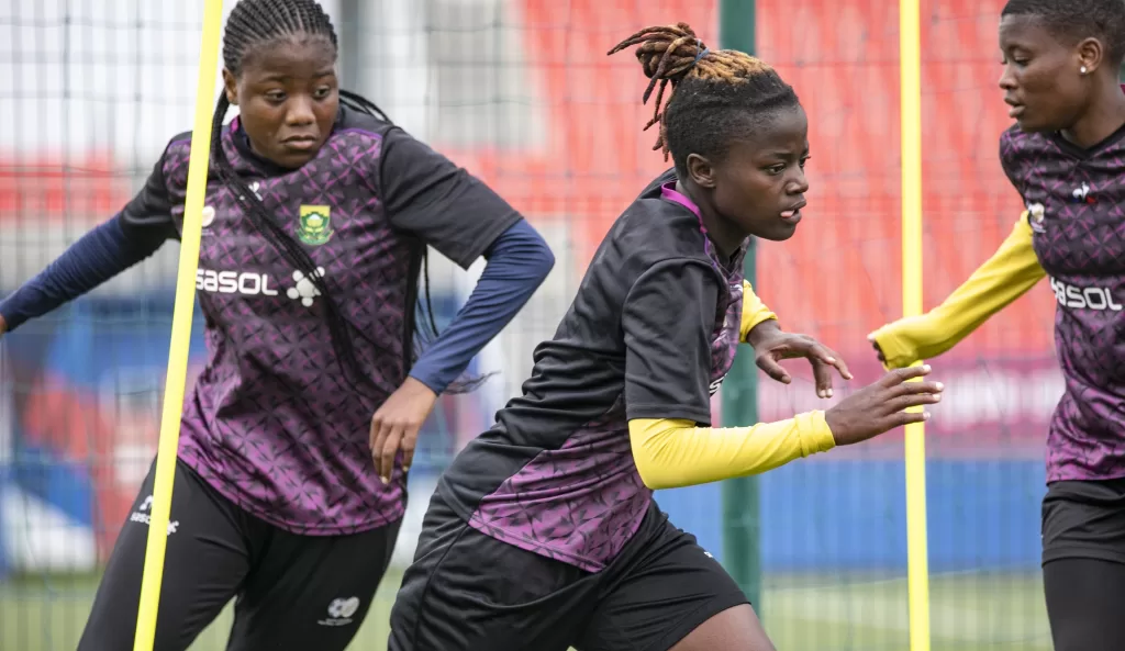 Banyana Banyana during a training session