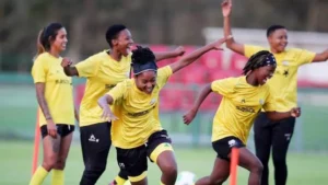 Banyana Banyana at training session.