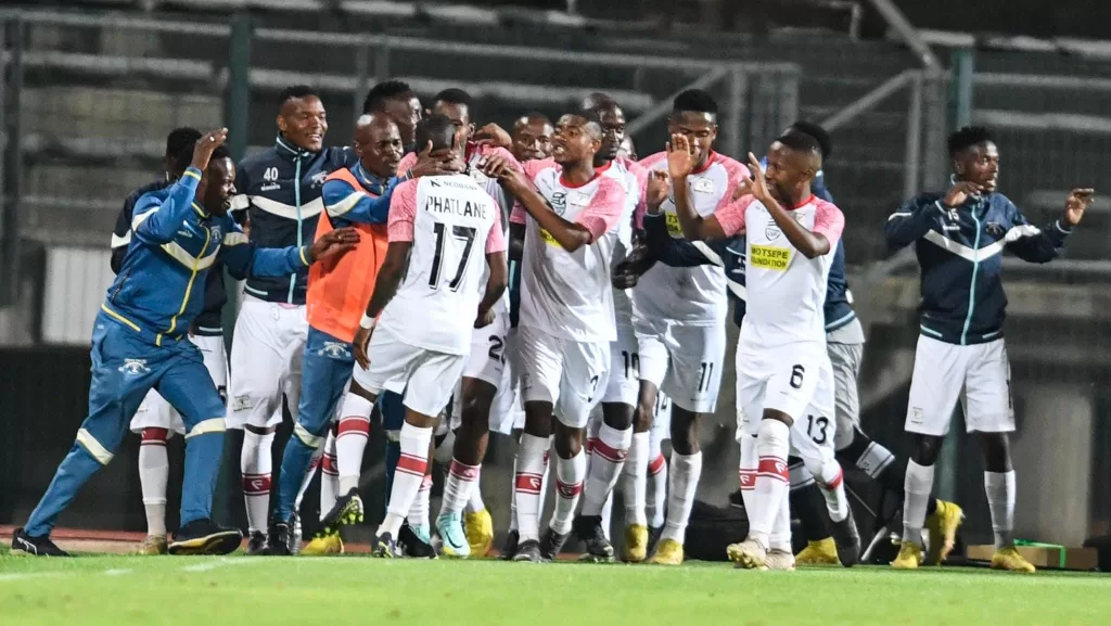 Dondol Stars celebrating a goal