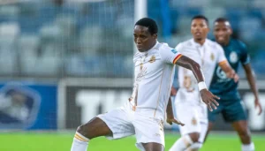 Elias Pelembe in a match against AmaZulu