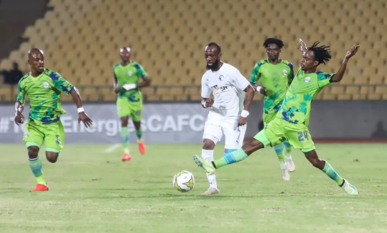 Marumo Gallants in action against Pyramids FC