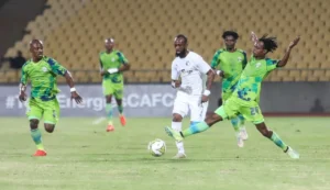 Marumo Gallants in action against Pyramids FC