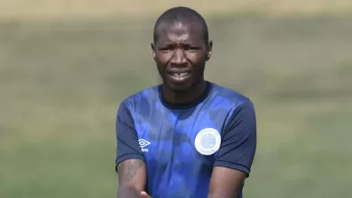 Jabu Maluleke during a training session at SuperSport United