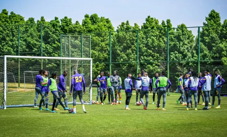 Kaizer Chiefs at training