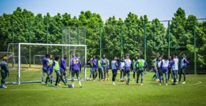 Kaizer Chiefs at training