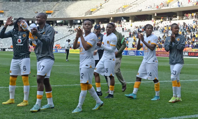 Kaizer Chiefs players after a a game
