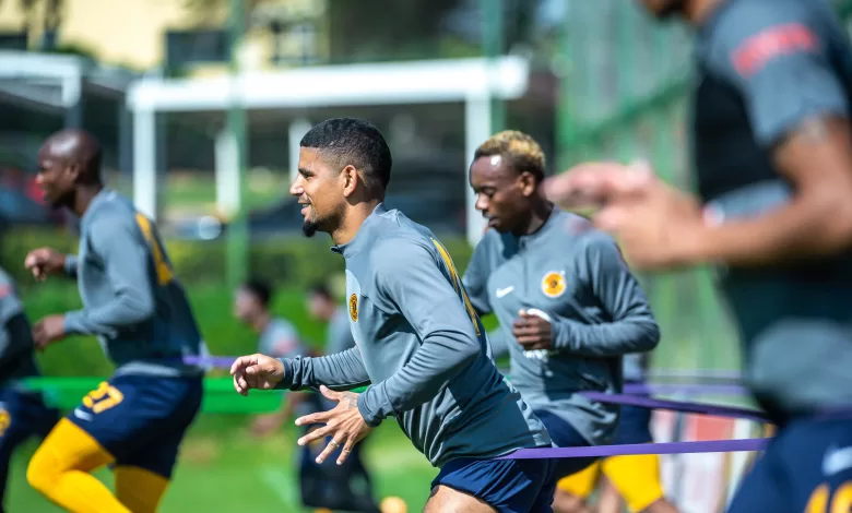 Kaizer Chiefs players in training