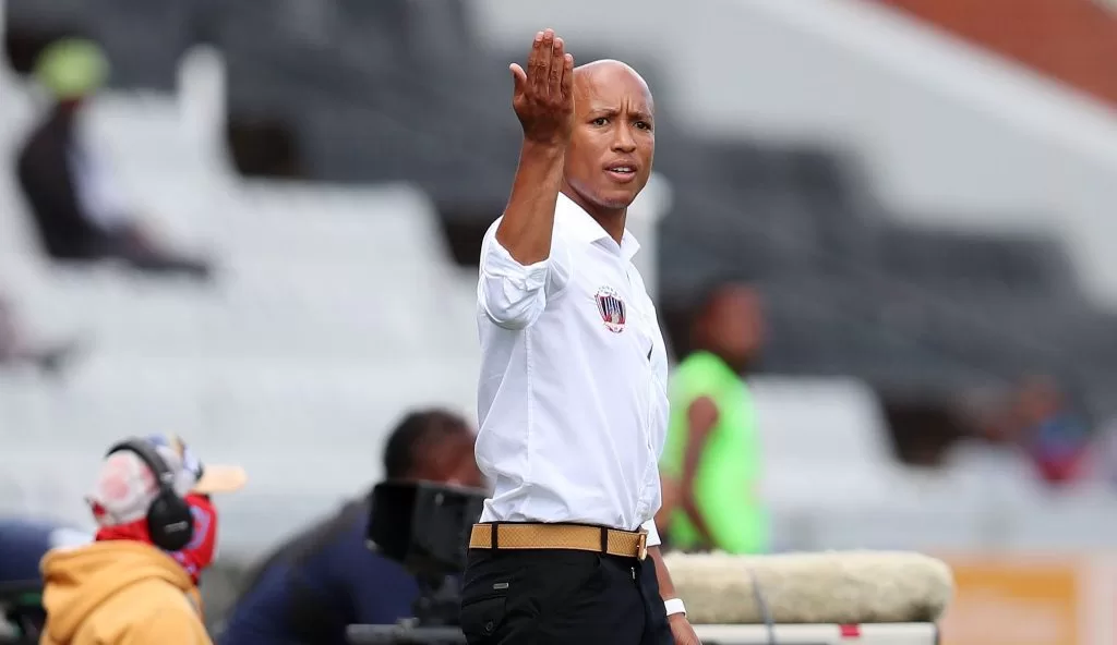 Kurt Lentjies during a Chippa United game