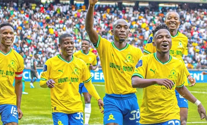 Mamelodi Sundowns players in action