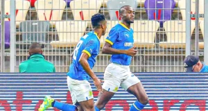 Mamelodi Sundowns in action in the CAF Champions League
