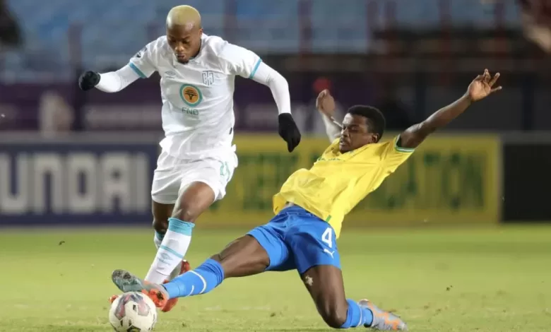 Mamelodi Sundowns in action against Cape Town City