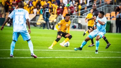 Kaizer Chiefs starlet Mduduzi Shabalala in action against Casric Stars in the Nedbank Cup