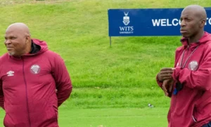 Morgan Mammila and Musa Nyatama in training