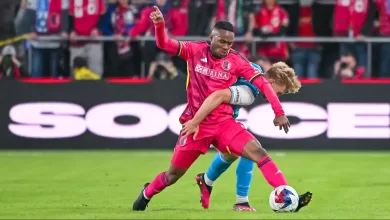 Njabulo Blom in action in the MLS