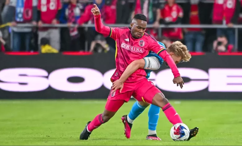 Njabulo Blom in action in the MLS