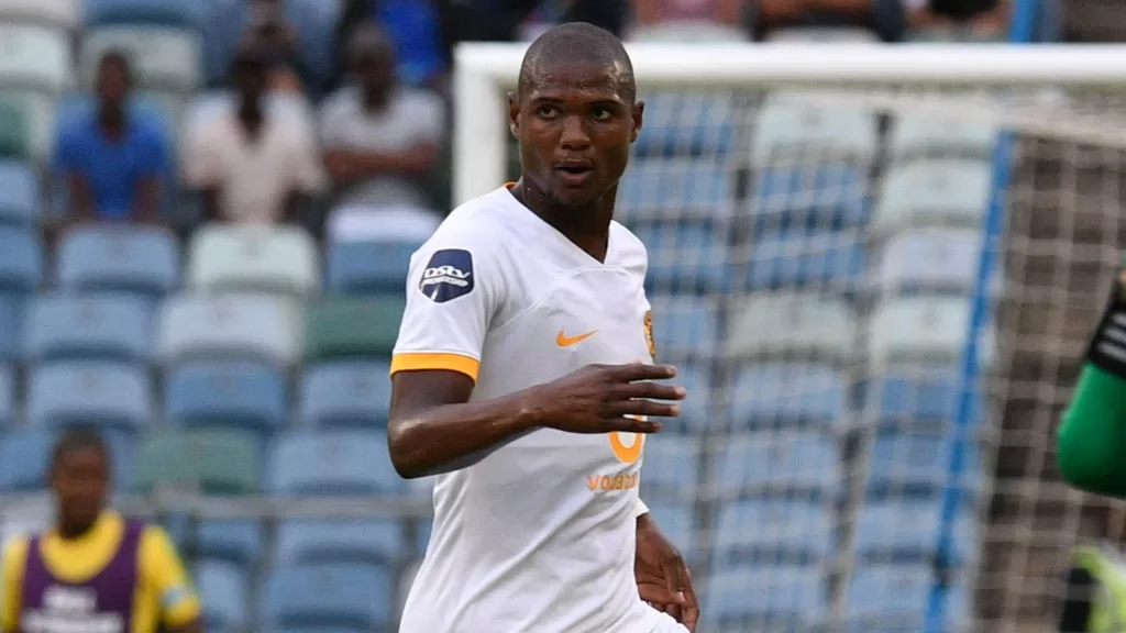 Njabulo Ngcobo in action for Kaizer Chiefs