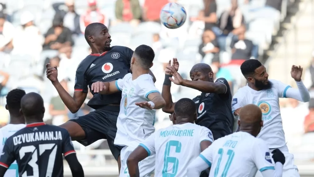 DStv Premiership clash between Orlando Pirates and Cape Town City.