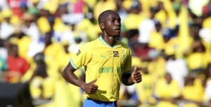 Peter Shalulile in action for Mamelodi Sundowns