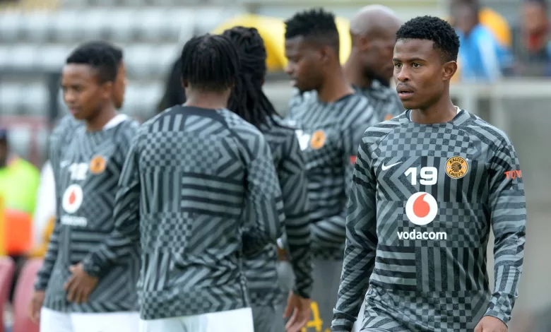 Kaizer Chiefs players prior to a game