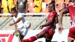 Sekhukhune United v Kaizer Chiefs in Polokwane.