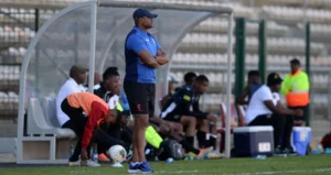 Shaun Bartlett, head coach of Cape Town Spurs during a Motsepe Foundation Championship 2022/23 game
