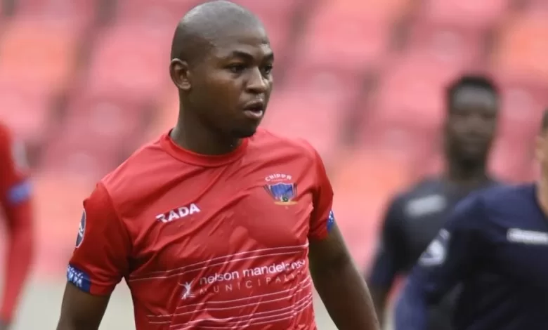 Siphesihle Mkhize in Chippa United colours