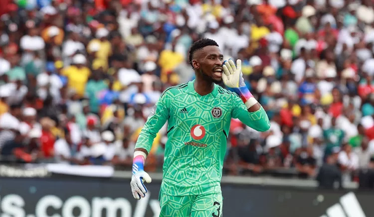 Orlando Pirates goalkeeper Sipho Chaine