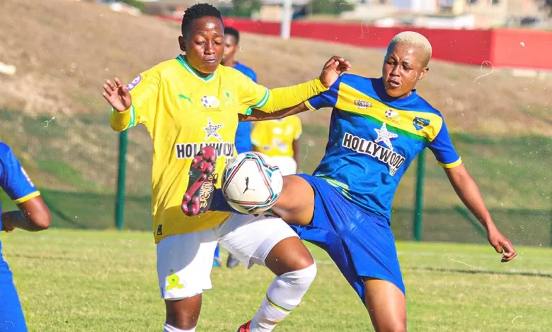 Sundowns Ladies against City Lads in the Super League