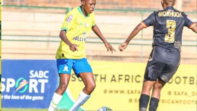 Sundowns Ladies against Royal AM in the Hollywoodbets Super League