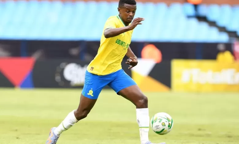 Teboho Mokoena in action for Mamelodi Sundowns