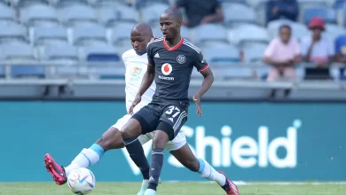 Orlando Pirates striker Terrence Dzvukamanja