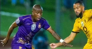 Thabo Matlaba and Reeve Frosler challenging each other