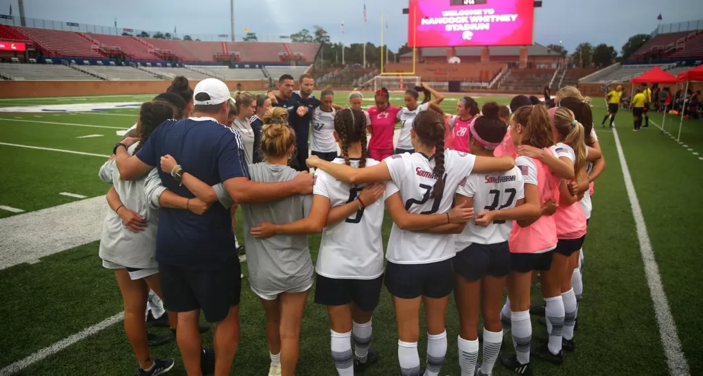 The University of South Alabama women's team