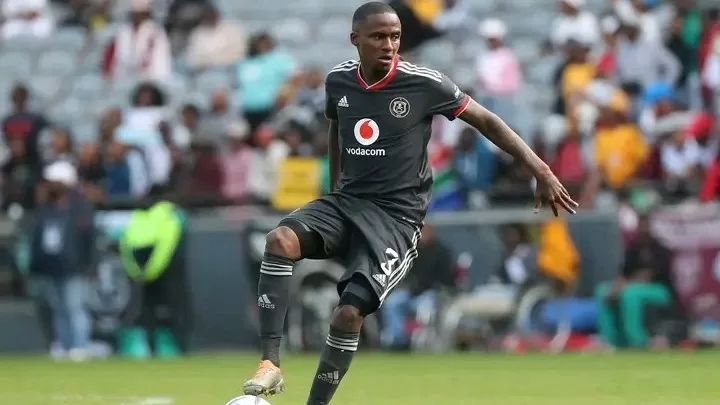 Thembinkosi Lorch in action for Orlando Pirates.