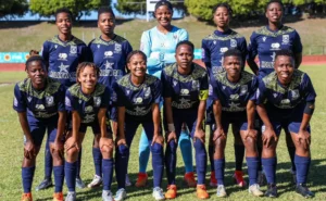 A group photo of UWC' Ladies' players