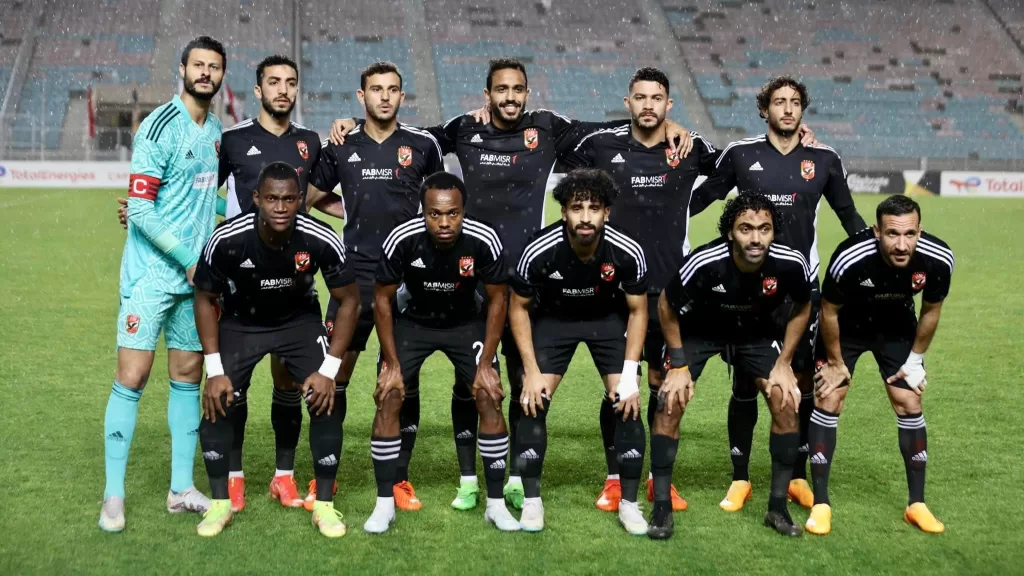 Al Ahly players.