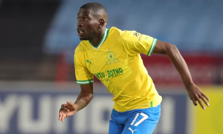 Aubrey Modiba in action for Mamelodi Sundowns