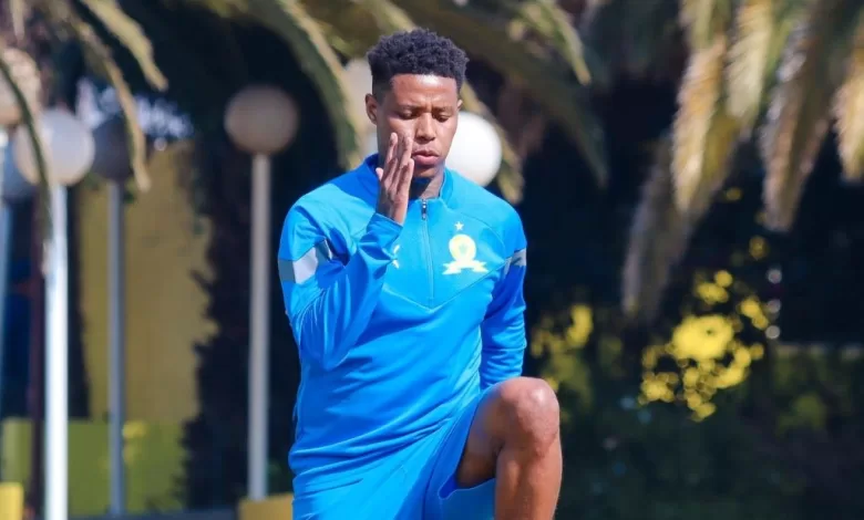 Bongani Zungu during training